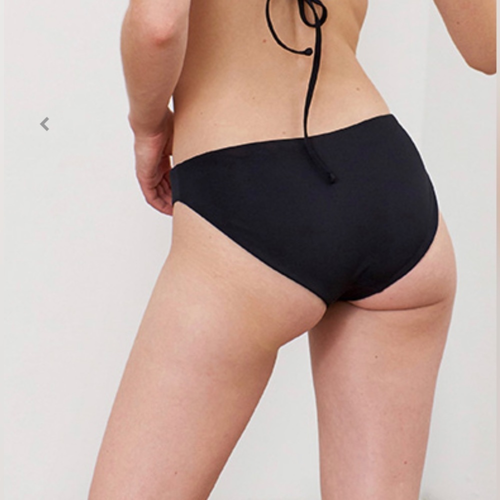 NWT Mara Hoffman Dori Black Bikini Swimsuit Bottom size S - Picture 3 of 8
